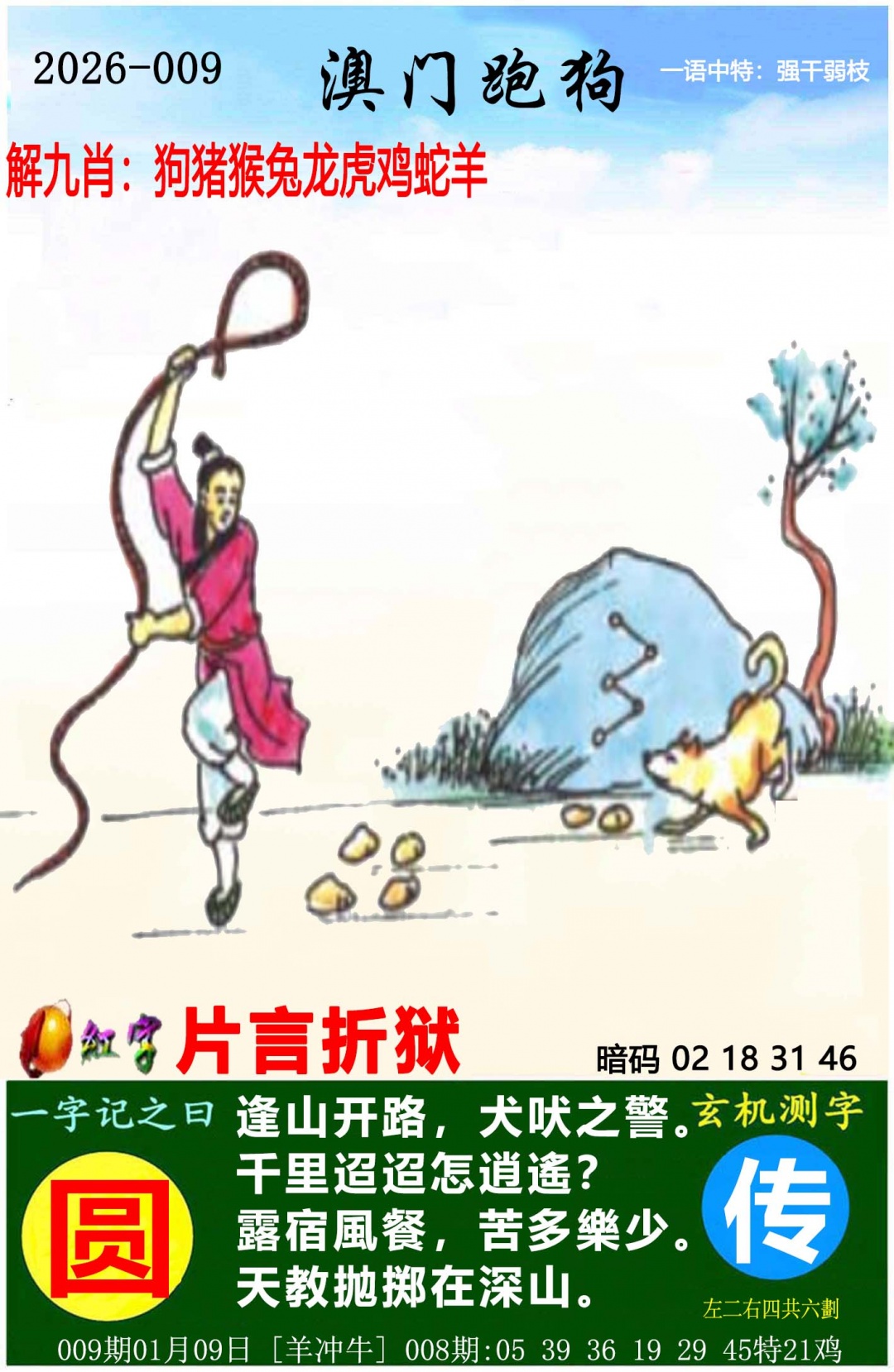 009期澳门跑狗图[图]