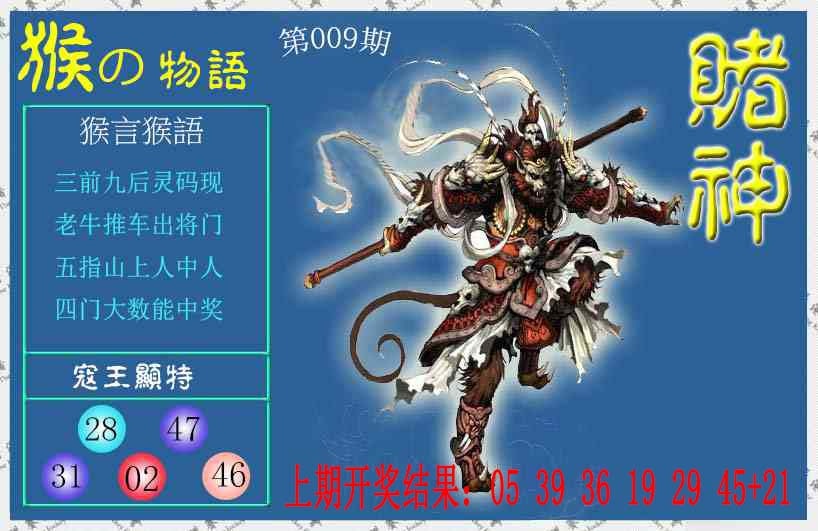 009期赌神猴报[图]
