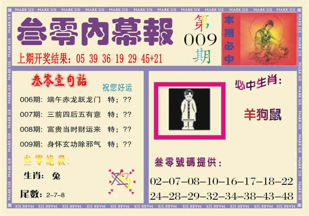 009期叁零内幕报[图]
