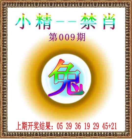 009期小精禁肖[图]