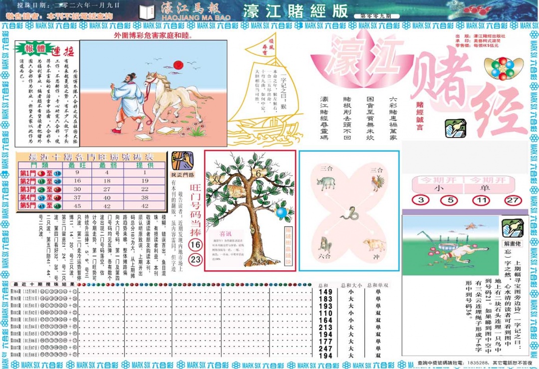 009期濠江赌经A[图]
