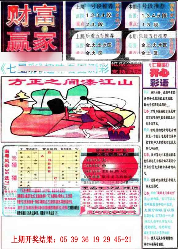009期七星彩图(高清)[图]