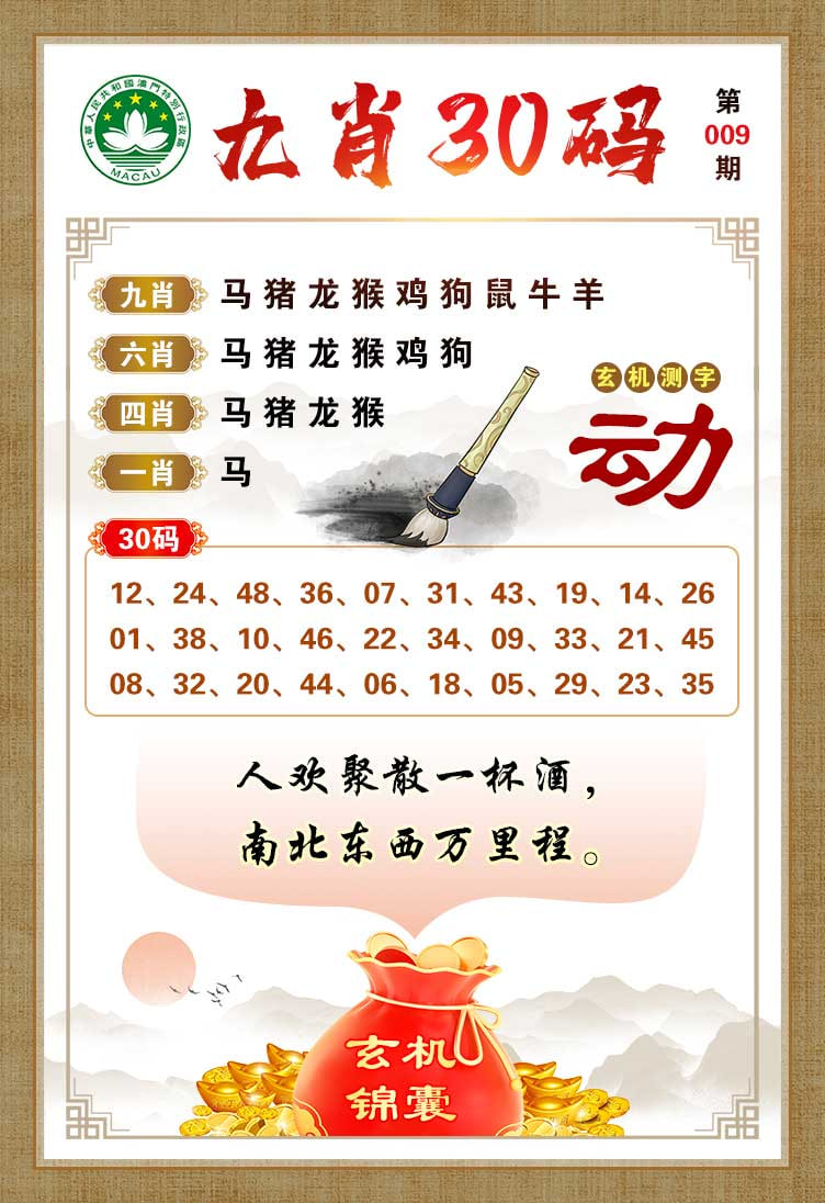 009期九肖30码[图]