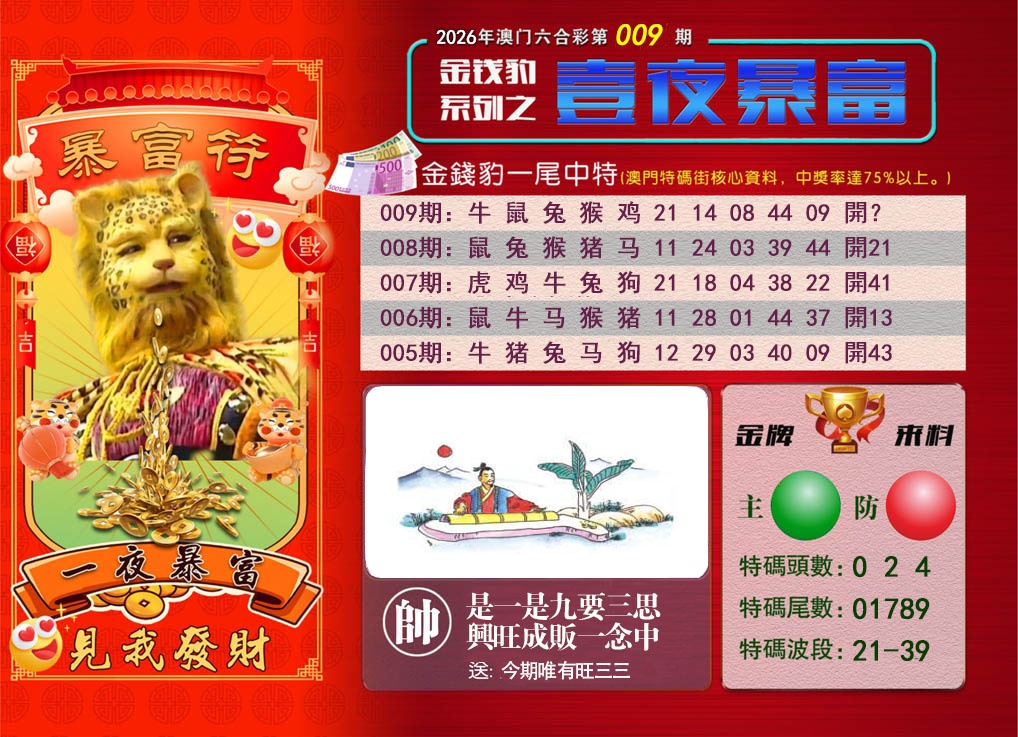 009期一夜暴富[图]