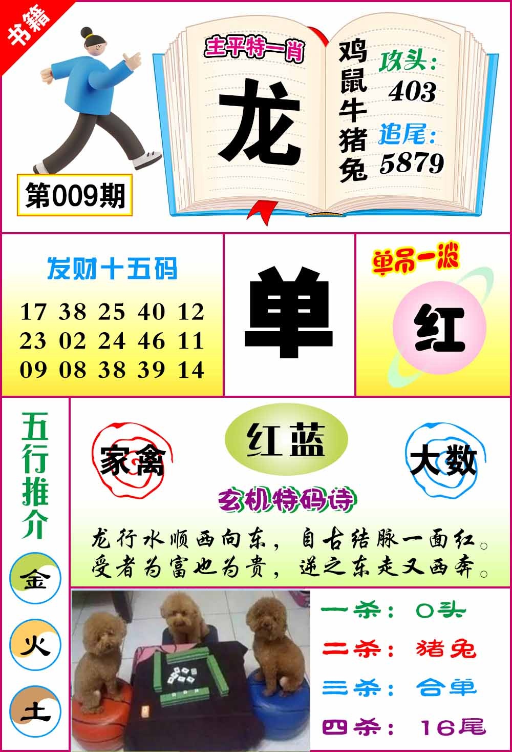 009期澳门钻石十五码[图]