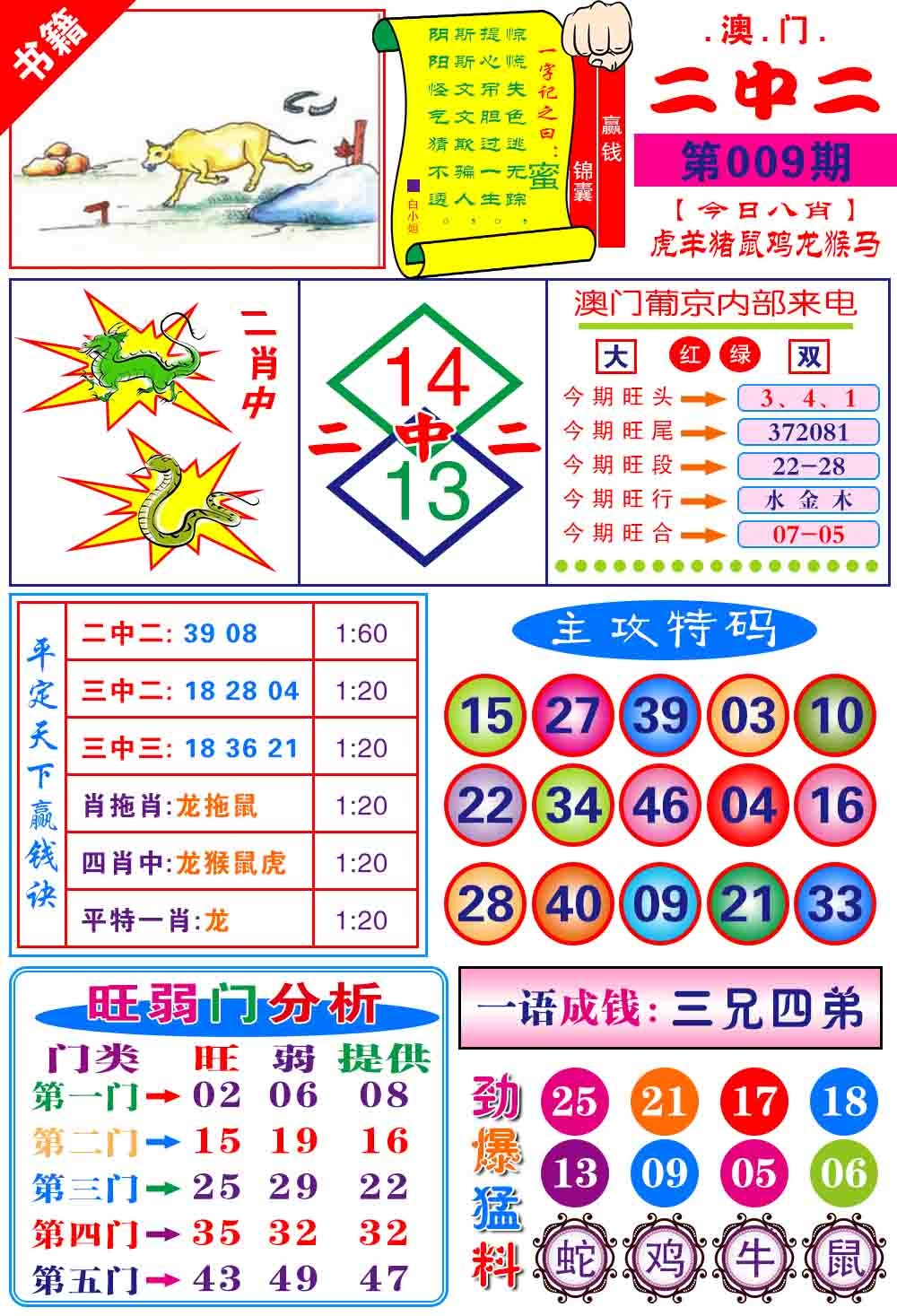 009期澳门平天下[图]