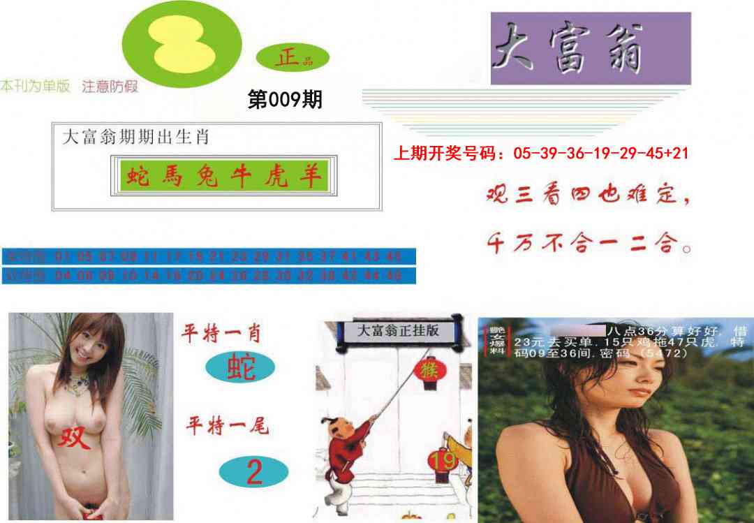 009期大富翁[图]