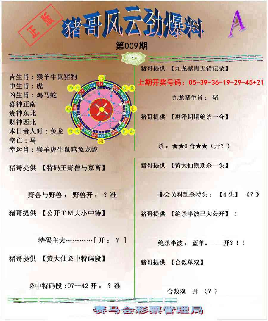 009期猪哥风云劲爆料A[图]