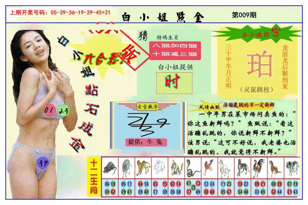 009期白小姐点金[图]
