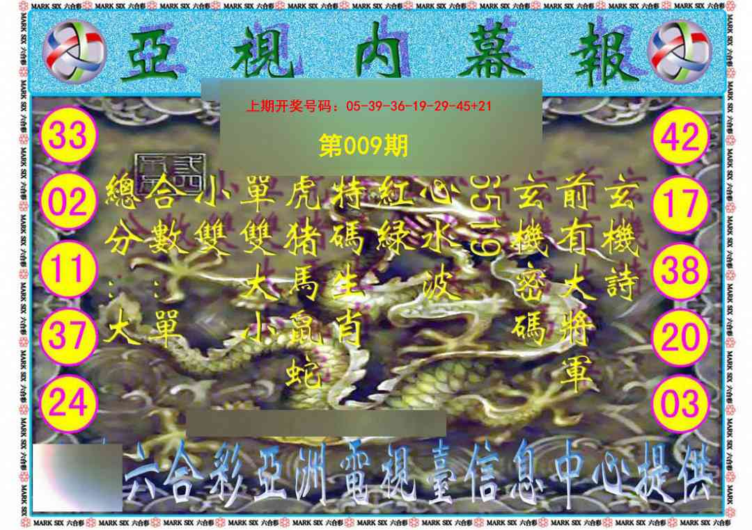 009期亚视内幕报[图]