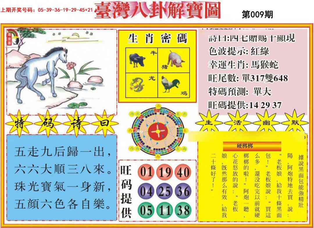 009期台湾八卦解宝图[图]