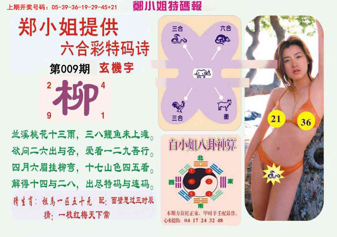 009期郑小姐特码报B[图]