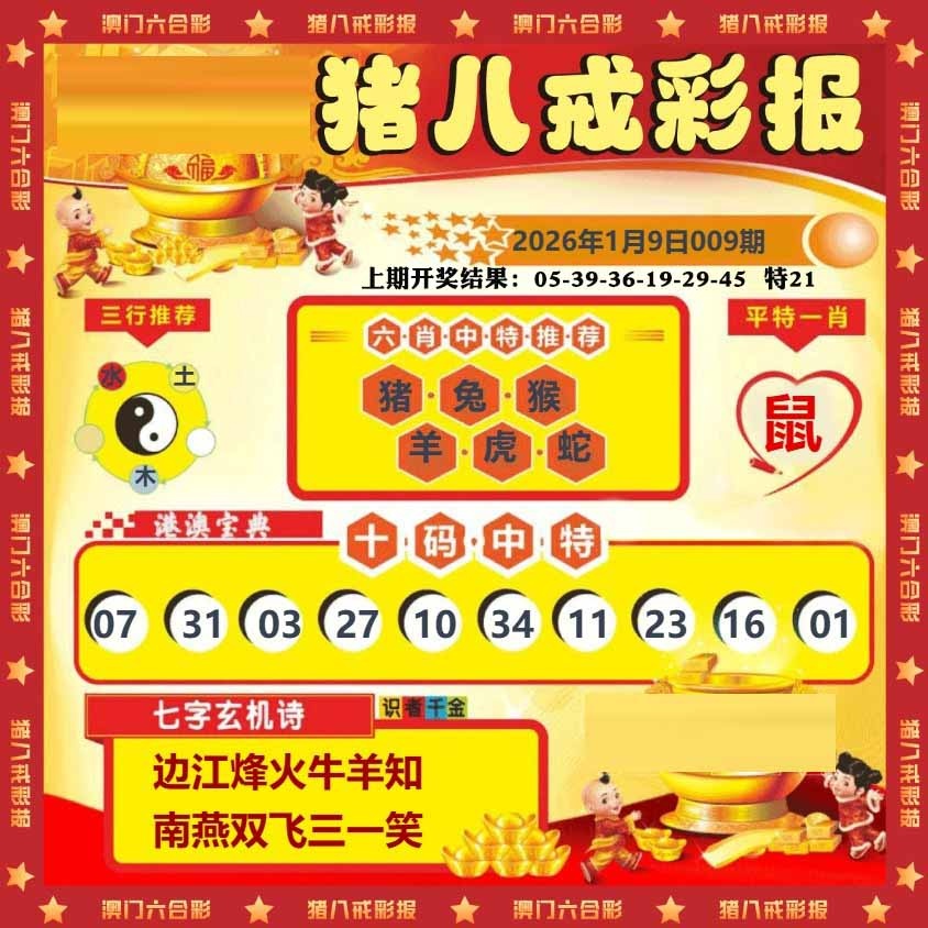 009期猪八戒彩报[图]